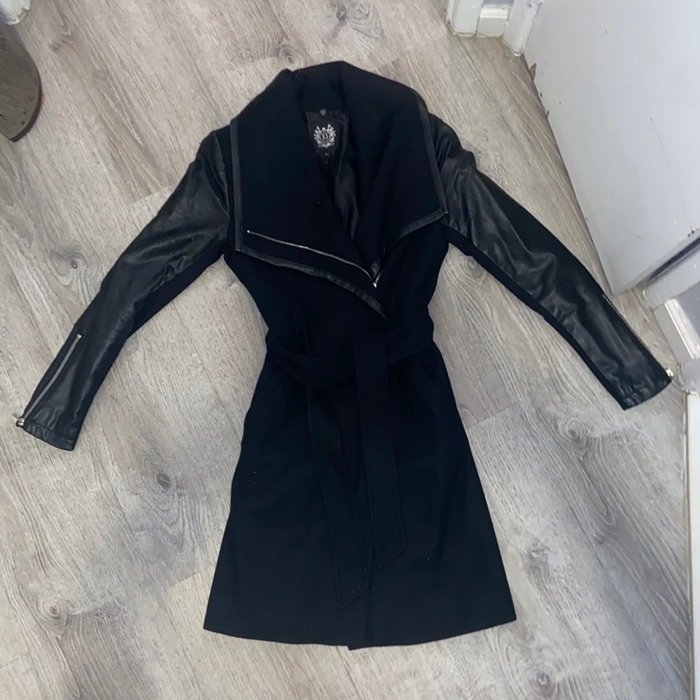 A black trenchcoat